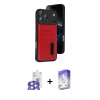 MARSİLYAN™- iPhone 17 Pro Max Kılıf Yörünge Işık Serisi - Siyah Bilvis 5in1 3D Magic Cam Ekran Koruyucu + Bilvis Titan Kamera Lens - GS