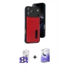 MARSİLYAN™- iPhone 17 Pro Max Kılıf Yörünge Işık Serisi - Siyah Bilvis 5in1 5D Magic Hayalet Cam Ekran Koruyucu + Bilvis Titan Kamera Lens - NLGY