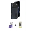 MARSİLYAN™- iPhone 17 Pro Max Kılıf Yörünge Işık Serisi - Siyah Joko Magic 5D Hayalet Cam + Bilvis Titan Kamera Lens - NLGY
