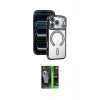 MARSİLYAN™- iPhone 17 Pro Max Kılıf Zirve Doku Prime - Siyah 360 Mat Full Body Arka Koruyucu