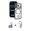 MARSİLYAN™- iPhone 17 Pro Max Kılıf Zirve Doku Prime - Siyah Bilvis 3X AR HD Cam Ekran Koruyucu + Bilvis Titan Kamera Lens - GS