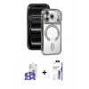 MARSİLYAN™- iPhone 17 Pro Max Kılıf Zirve Doku Prime - Siyah Bilvis 3X AR HD Cam Ekran Koruyucu + Bilvis Titan Kamera Lens - GS