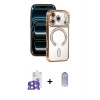 MARSİLYAN™- iPhone 17 Pro Max Kılıf Zirve Doku Prime - Siyah Joko Magic 5D Cam + Bilvis Titan Kamera Lens - TU