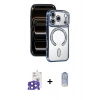 MARSİLYAN™- iPhone 17 Pro Max Kılıf Zirve Doku Prime - Siyah Joko Magic 5D Cam + Bilvis Titan Kamera Lens - LT