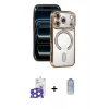MARSİLYAN™- iPhone 17 Pro Max Kılıf Zirve Doku Prime - Siyah Joko Magic 5D Cam + Bilvis Titan Kamera Lens - NLGY
