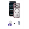 MARSİLYAN™- iPhone 17 Pro Max Kılıf Zirve Doku Prime - Siyah Joko Magic 5D Cam + Bilvis Titan Kamera Lens - NLGY