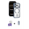MARSİLYAN™- iPhone 17 Pro Max Kılıf Zirve Doku Prime - Siyah Joko Magic 5D Cam + Bilvis Titan Kamera Lens - TU