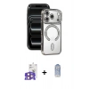 MARSİLYAN™- iPhone 17 Pro Max Kılıf Zirve Doku Prime - Siyah Joko Magic 5D Cam + Bilvis Titan Kamera Lens - TU