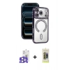 MARSİLYAN™- iPhone 17 Pro Max Kılıf Zirve Doku Prime - Siyah Joko Magic 5D Hayalet Cam + Bilvis Titan Kamera Lens - GS