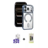 MARSİLYAN™- iPhone 17 Pro Max Kılıf Zirve Doku Prime - Siyah Joko Magic 5D Hayalet Cam + Bilvis Titan Kamera Lens - GS