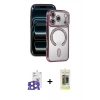 MARSİLYAN™- iPhone 17 Pro Max Kılıf Zirve Doku Prime - Siyah Joko Magic 5D Hayalet Cam + Bilvis Titan Kamera Lens - NLGY