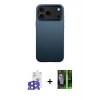 MARSİLYAN™- iPhone 17 Pro Max Kılıf Zirve Modern Prime - Şeffaf 360 Full Body Arka Koruyucu + Bilvis Titan Kamera Lens - LT