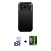MARSİLYAN™- iPhone 17 Pro Max Kılıf Zirve Modern Prime - Şeffaf 360 Full Body Arka Koruyucu + Bilvis Titan Kamera Lens - NLGY