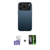 MARSİLYAN™- iPhone 17 Pro Max Kılıf Zirve Modern Prime - Şeffaf 360 Full Body Arka Koruyucu + Bilvis Titan Kamera Lens - GS