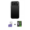 MARSİLYAN™- iPhone 17 Pro Max Kılıf Zirve Modern Prime - Şeffaf 360 Full Body Arka Koruyucu + Bilvis Titan Kamera Lens - LT