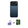 MARSİLYAN™- iPhone 17 Pro Max Kılıf Zirve Modern Prime - Şeffaf 360 Full Body Arka Koruyucu + Bilvis Titan Kamera Lens - TU