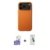 MARSİLYAN™- iPhone 17 Pro Max Kılıf Zirve Modern Prime - Şeffaf Pasifik Cam Ekran Koruyucu + Bilvis Titan Kamera Lens - NLGY