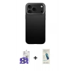 MARSİLYAN™- iPhone 17 Pro Max Kılıf Zirve Modern Prime - Şeffaf Pasifik Cam Ekran Koruyucu + Bilvis Titan Kamera Lens - LT