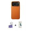 MARSİLYAN™- iPhone 17 Pro Max Kılıf Zirve Modern Prime - Şeffaf Pasifik Cam Ekran Koruyucu + Bilvis Titan Kamera Lens - LT