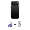 MARSİLYAN™- iPhone 17 Pro Max Kılıf Zirve Modern Prime - Şeffaf Pasifik Cam Ekran Koruyucu + Bilvis Titan Kamera Lens - NLGY