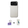 MARSİLYAN™- iPhone 17 Pro Max Kılıf Zirve Modern Prime - Şeffaf Pasifik Cam Ekran Koruyucu + Bilvis Titan Kamera Lens - TU