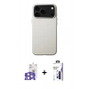 MARSİLYAN™- iPhone 17 Pro Max Kılıf Zirve Modern Prime - Siyah Bilvis 3X AR Hayalet Cam Ekran Koruyucu + Bilvis Titan Kamera Lens - GS