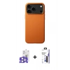 MARSİLYAN™- iPhone 17 Pro Max Kılıf Zirve Modern Prime - Siyah Bilvis 3X AR Hayalet Cam Ekran Koruyucu + Bilvis Titan Kamera Lens - GS