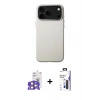 MARSİLYAN™- iPhone 17 Pro Max Kılıf Zirve Modern Prime - Siyah Bilvis 3X AR Hayalet Cam Ekran Koruyucu + Bilvis Titan Kamera Lens - TU