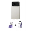 MARSİLYAN™- iPhone 17 Pro Max Kılıf Zirve Modern Prime - Siyah Bilvis 3X AR HD Cam Ekran Koruyucu + Bilvis Titan Kamera Lens - GS