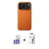 MARSİLYAN™- iPhone 17 Pro Max Kılıf Zirve Modern Prime - Siyah Bilvis 3X AR HD Cam Ekran Koruyucu + Bilvis Titan Kamera Lens - GS