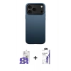 MARSİLYAN™- iPhone 17 Pro Max Kılıf Zirve Modern Prime - Siyah Bilvis 3X AR HD Cam Ekran Koruyucu + Bilvis Titan Kamera Lens - GS