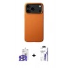 MARSİLYAN™- iPhone 17 Pro Max Kılıf Zirve Modern Prime - Siyah Bilvis 3X AR HD Cam Ekran Koruyucu + Bilvis Titan Kamera Lens - LT