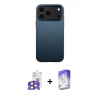 MARSİLYAN™- iPhone 17 Pro Max Kılıf Zirve Modern Prime - Siyah Bilvis 5in1 3D Magic Cam Ekran Koruyucu + Bilvis Titan Kamera Lens - TU