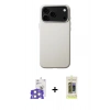 MARSİLYAN™- iPhone 17 Pro Max Kılıf Zirve Modern Prime - Siyah Joko Magic 5D Hayalet Cam + Bilvis Titan Kamera Lens - GS