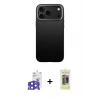MARSİLYAN™- iPhone 17 Pro Max Kılıf Zirve Modern Prime - Siyah Joko Magic 5D Hayalet Cam + Bilvis Titan Kamera Lens - LT