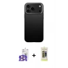 MARSİLYAN™- iPhone 17 Pro Max Kılıf Zirve Modern Prime - Siyah Joko Magic 5D Hayalet Cam + Bilvis Titan Kamera Lens - TU