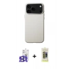 MARSİLYAN™- iPhone 17 Pro Max Kılıf Zirve Modern Prime - Siyah Joko Magic 5D Hayalet Cam + Bilvis Titan Kamera Lens - LT