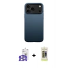 MARSİLYAN™- iPhone 17 Pro Max Kılıf Zirve Modern Prime - Siyah Joko Magic 5D Hayalet Cam + Bilvis Titan Kamera Lens - GS