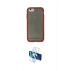MARSİLYAN™- iPhone 6 Kılıf Ahenk Çizgi Serisi - Beyaz 3D Antistatik Cam Ekran Koruyucu