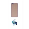 MARSİLYAN™- iPhone 6 Kılıf Ahenk Çizgi Serisi - Beyaz 3D Antistatik Cam Ekran Koruyucu