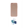 MARSİLYAN™- iPhone 6 Kılıf Ahenk Çizgi Serisi - Beyaz 3D Antistatik Cam Ekran Koruyucu