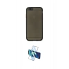 MARSİLYAN™- iPhone 6 Kılıf Ahenk Çizgi Serisi - Beyaz 3D Antistatik Cam Ekran Koruyucu