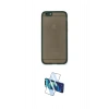MARSİLYAN™- iPhone 6 Kılıf Ahenk Çizgi Serisi - Beyaz 3D Antistatik Cam Ekran Koruyucu