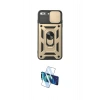 MARSİLYAN™- iPhone 7 Plus Kılıf Ahenk Klasik - Siyah 3D Antistatik Seramik Nano Ekran Koruyucu
