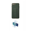 MARSİLYAN™- iPhone 7 Plus Kılıf Akış Doku - Beyaz 3D Antistatik Seramik Nano Ekran Koruyucu