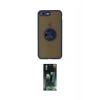 MARSİLYAN™- iPhone 7 Plus Kılıf Yörünge Çizgi - Şeffaf 360 Full Body Arka Koruyucu