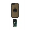 MARSİLYAN™- iPhone 7 Plus Kılıf Yörünge Çizgi - Şeffaf 360 Full Body Arka Koruyucu