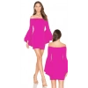MARSİLYAN™- İspanyol Kol Mini Elbise