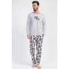 MARSiLYAN- K312107 VİENETTA Erkek Uzun Kol Pijama Takım