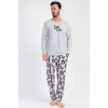 MARSiLYAN- K312107 VİENETTA Erkek Uzun Kol Pijama Takım